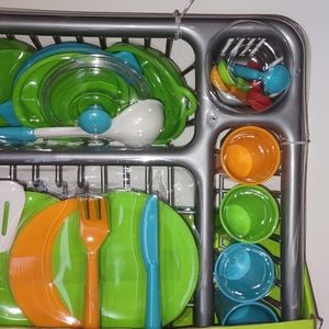 Kid's Dish & Drying Rack 27-Piece Play Set